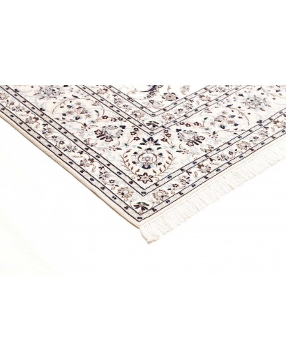 Tappeto Nain 6La Persia beige grigio 205x203