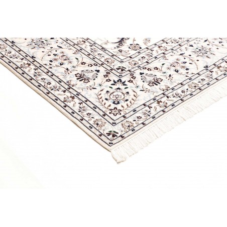 Tappeto Nain 6La Persia beige grigio 205x203