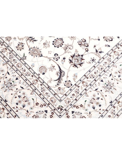 Tappeto Nain 6La Persia beige grigio 205x203