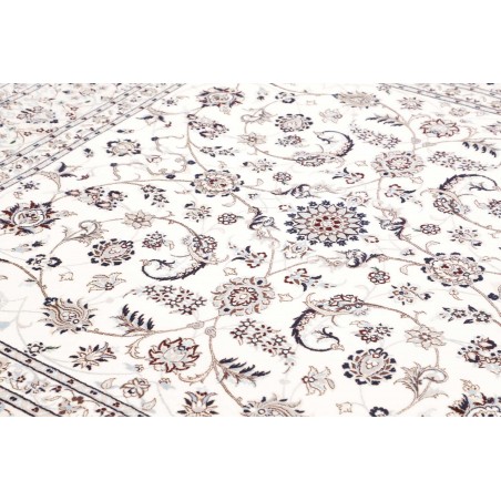 Tappeto Nain 6La Persia beige grigio 205x203