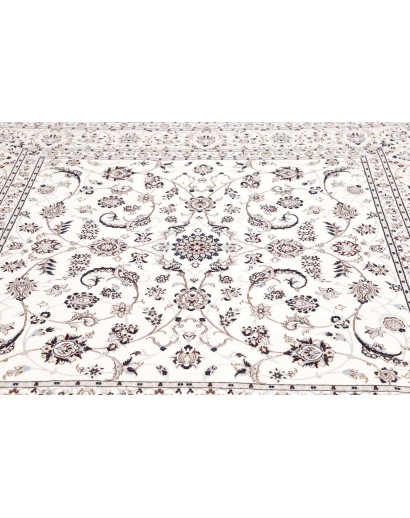 Tappeto Nain 6La Persia beige grigio 205x203
