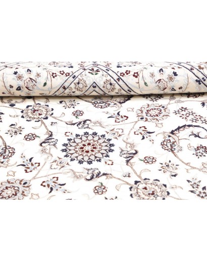 Tappeto Nain 6La Persia beige grigio 205x203