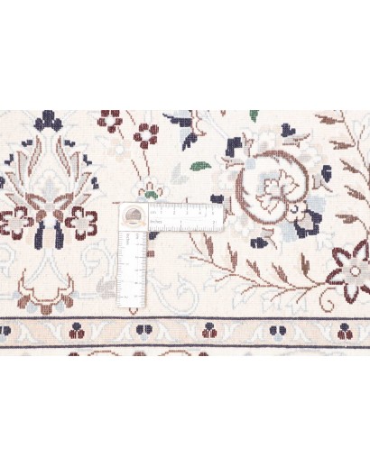 Tappeto Nain 6La Persia beige grigio 205x203