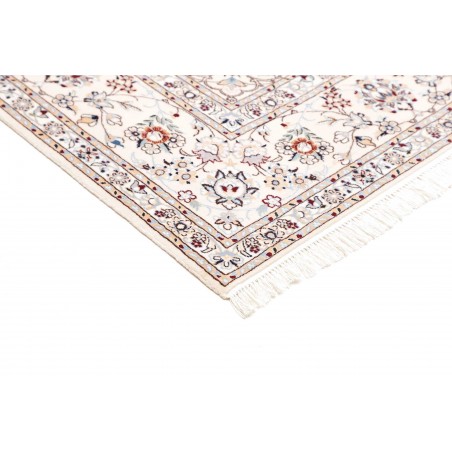 Tappeto Nain 6La Persia bianco azzurro 194x200