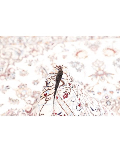 Tappeto Nain 6La Persia bianco azzurro 194x200