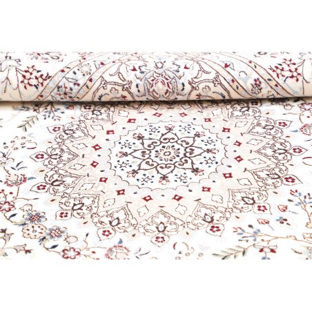 Tappeto Nain 6La Persia bianco azzurro 194x200