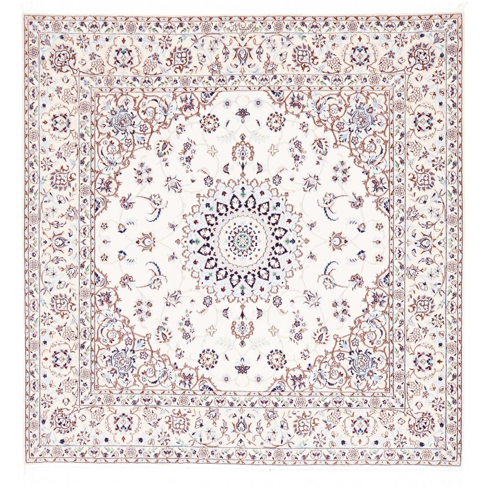 Tappeto Nain 6La Persia beige azzurro 168x173