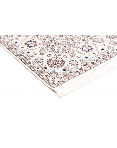 Tappeto Nain 6La Persia beige azzurro 168x173
