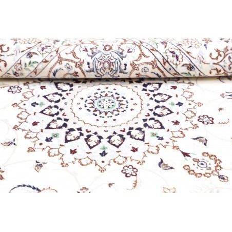 Tappeto Nain 6La Persia beige azzurro 168x173