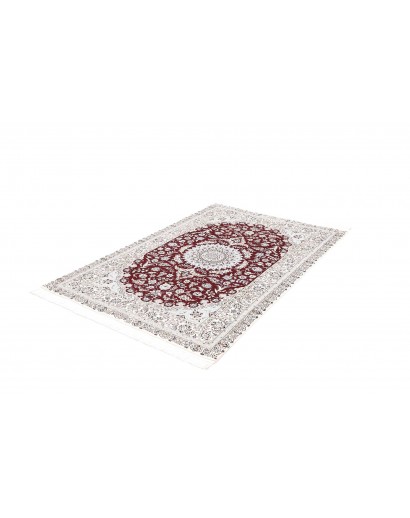 Tappeto Nain 6La Persia bianco grigio 127x191