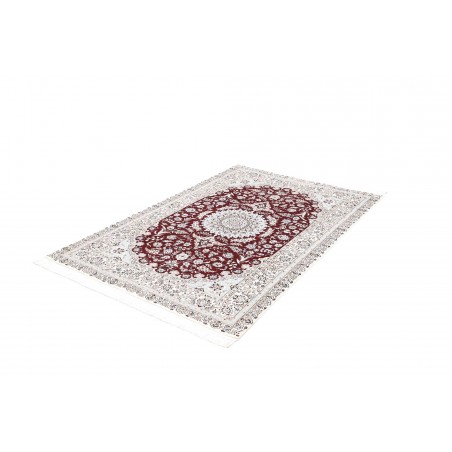 Tappeto Nain 6La Persia bianco grigio 127x191