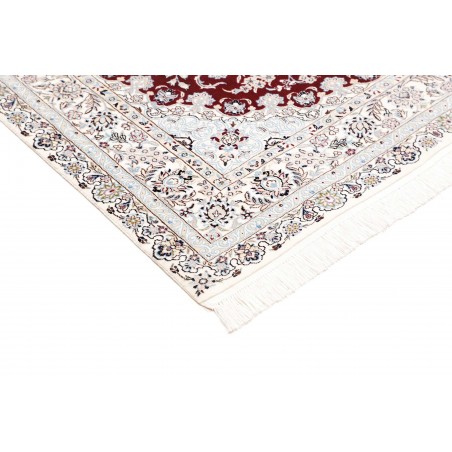 Tappeto Nain 6La Persia bianco grigio 127x191