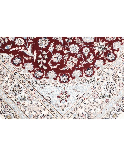 Tappeto Nain 6La Persia bianco grigio 127x191