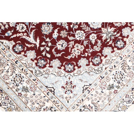 Tappeto Nain 6La Persia bianco grigio 127x191