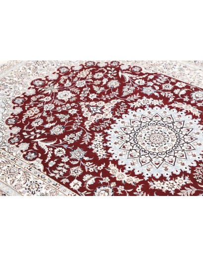 Tappeto Nain 6La Persia bianco grigio 127x191