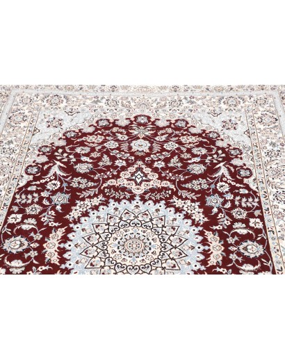 Tappeto Nain 6La Persia bianco grigio 127x191