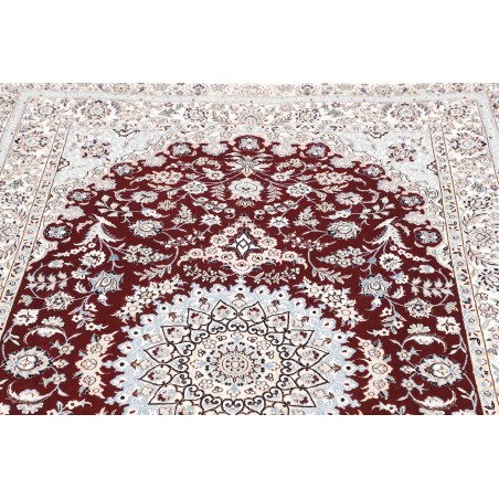 Tappeto Nain 6La Persia bianco grigio 127x191