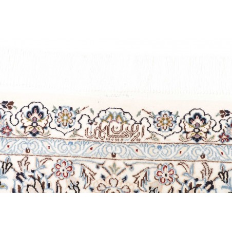 Tappeto Nain 6La Persia bianco grigio 127x191