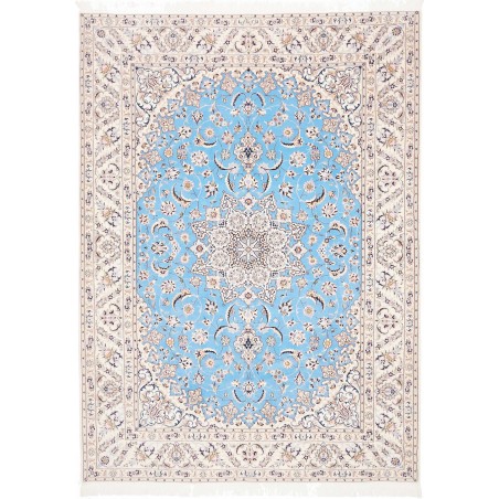 Tappeto Nain 6La Persia bianco blu 186x255