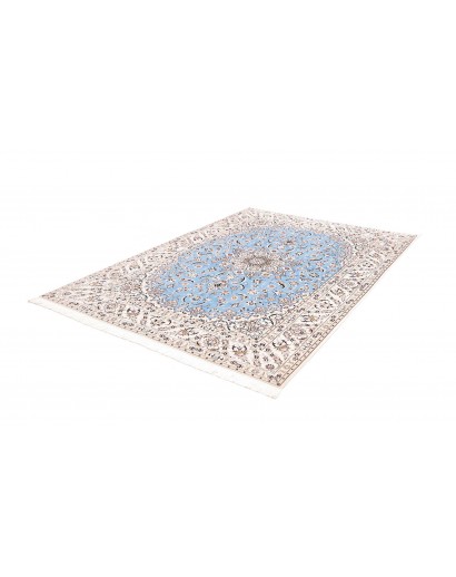 Tappeto Nain 6La Persia bianco blu 186x255