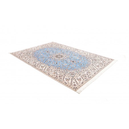 Tappeto Nain 6La Persia bianco blu 186x255