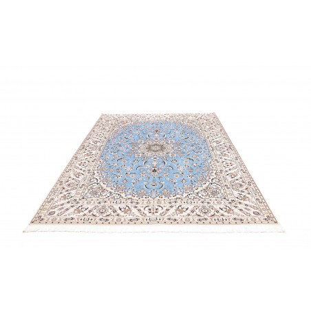 Tappeto Nain 6La Persia bianco blu 186x255