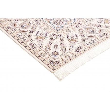 Tappeto Nain 6La Persia bianco blu 186x255