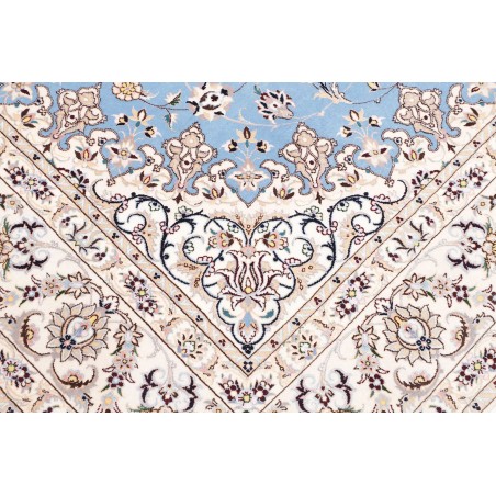Tappeto Nain 6La Persia bianco blu 186x255