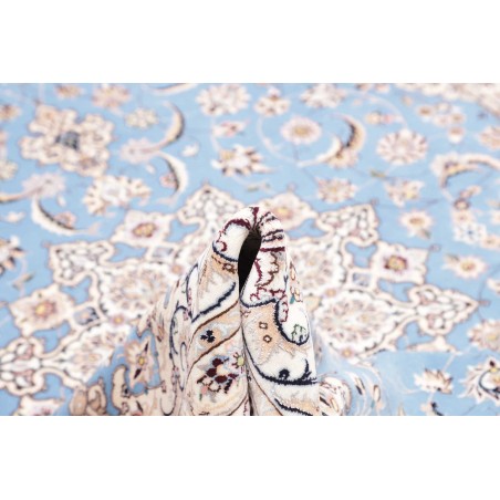 Tappeto Nain 6La Persia bianco blu 186x255