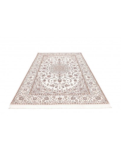 Tappeto Nain 6La Persia bianco verde 166x260
