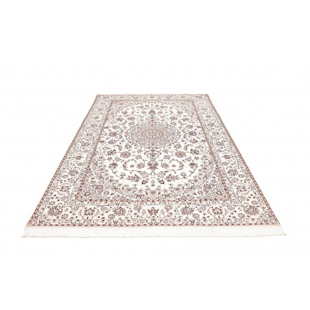 Tappeto Nain 6La Persia bianco verde 166x260