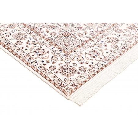 Tappeto Nain 6La Persia bianco verde 166x260