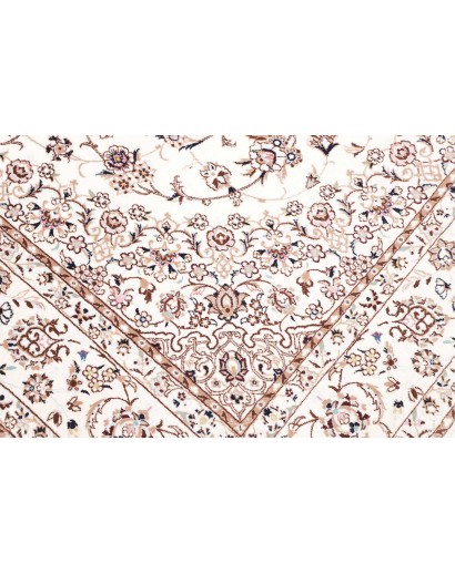 Tappeto Nain 6La Persia bianco verde 166x260