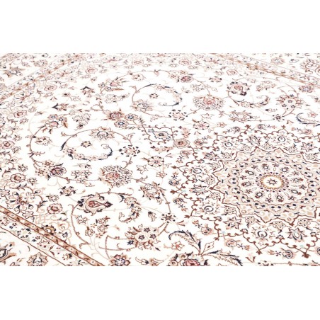 Tappeto Nain 6La Persia bianco verde 166x260