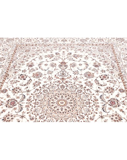 Tappeto Nain 6La Persia bianco verde 166x260