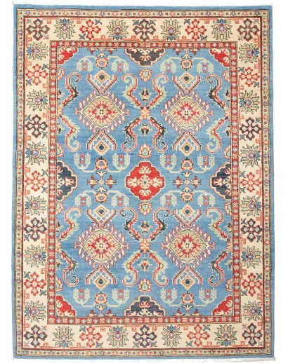 Tappeto Kazak Pakistan beige grigio 151x206