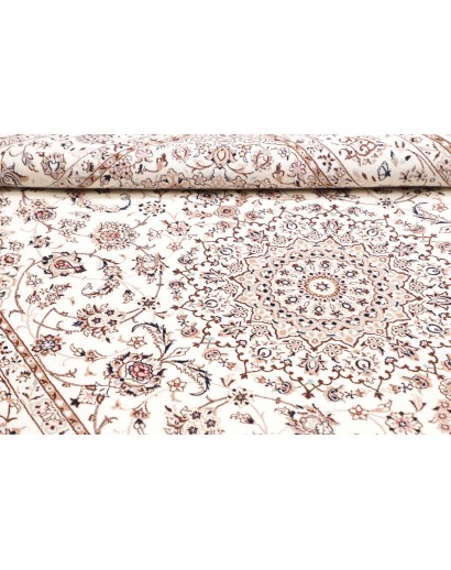 Tappeto Nain 6La Persia bianco verde 166x260