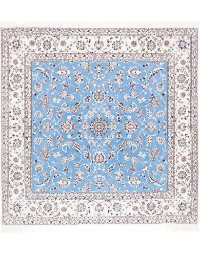 Tappeto Nain 6La Persia bianco grigio 208x208