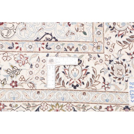 Tappeto Nain 6La Persia bianco grigio 208x208