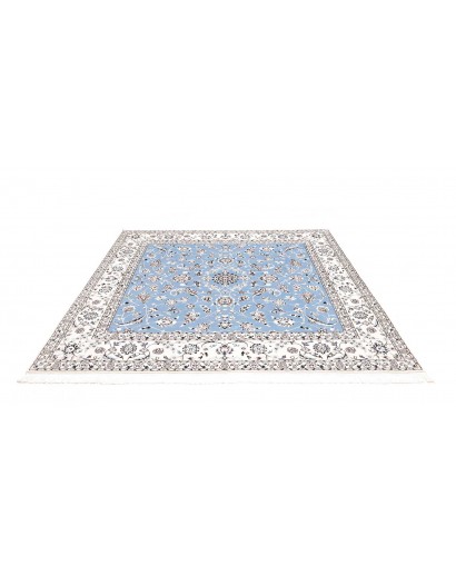 Tappeto Nain 6La Persia bianco grigio 208x208