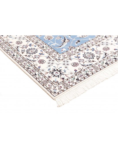 Tappeto Nain 6La Persia bianco grigio 208x208