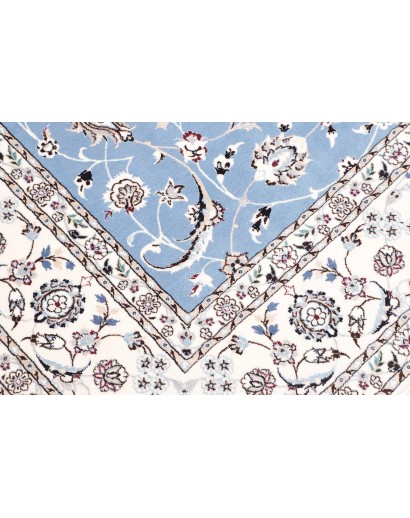 Tappeto Nain 6La Persia bianco grigio 208x208