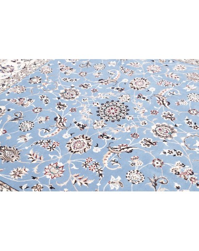 Tappeto Nain 6La Persia bianco grigio 208x208