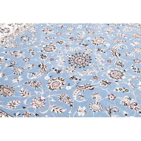 Tappeto Nain 6La Persia bianco grigio 208x208