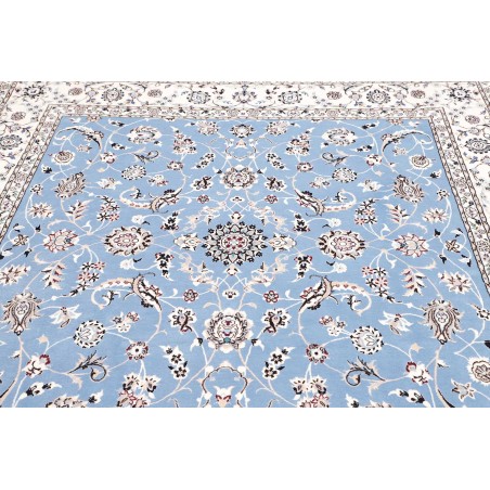 Tappeto Nain 6La Persia bianco grigio 208x208