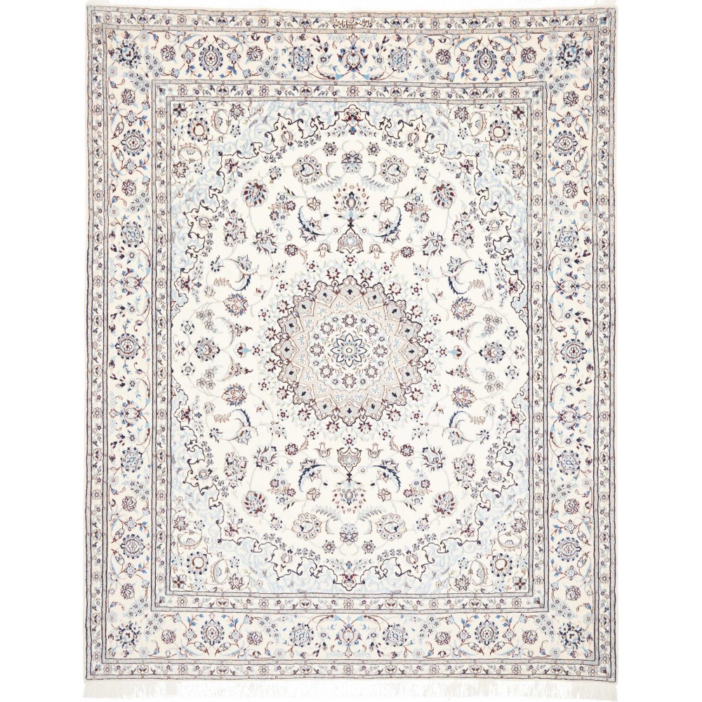 Tappeto Nain 6La Persia bianco grigio 206x257