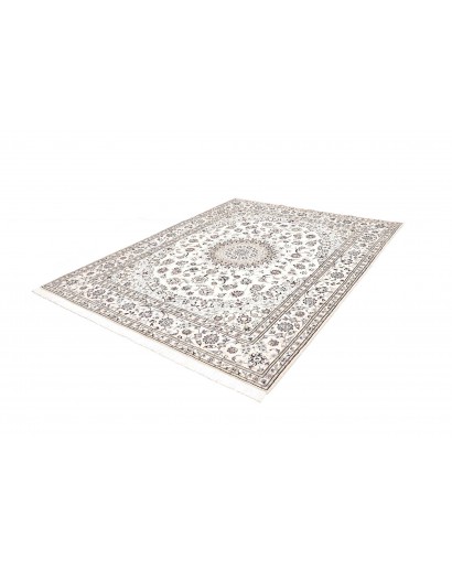 Tappeto Nain 6La Persia bianco grigio 206x257