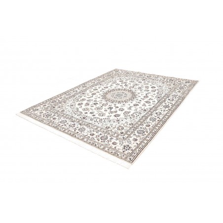Tappeto Nain 6La Persia bianco grigio 206x257