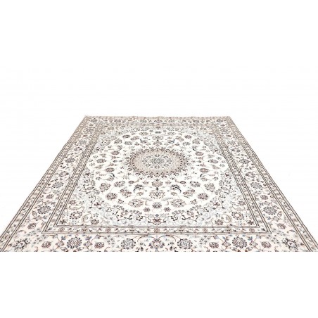 Tappeto Nain 6La Persia bianco grigio 206x257
