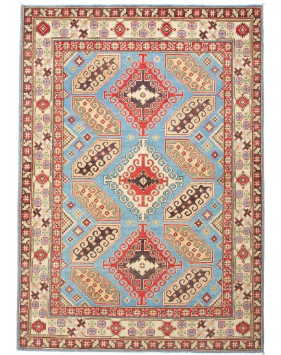 Tappeto Kazak Pakistan beige marrone 150x212